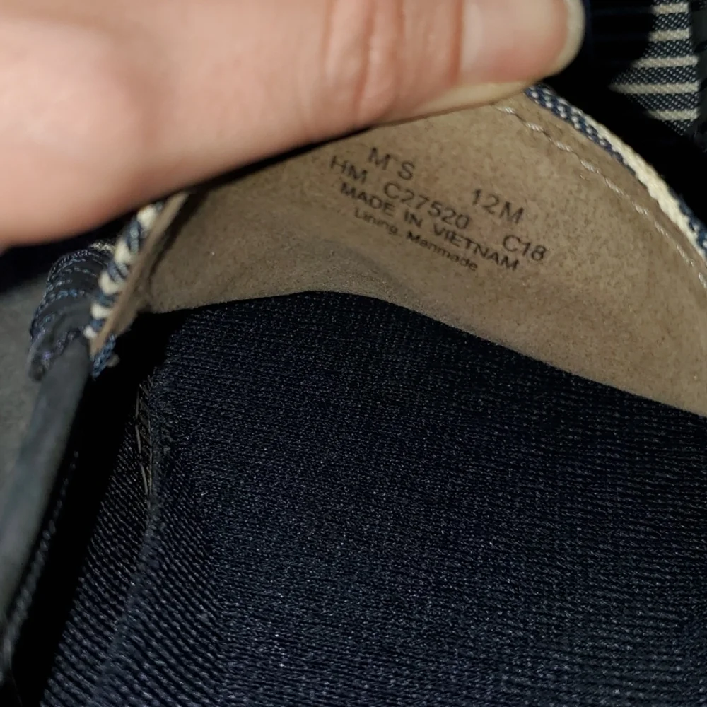 Cole Haan Boat Shoes ⛵ white and navy blue striped - Picture 4 of 6